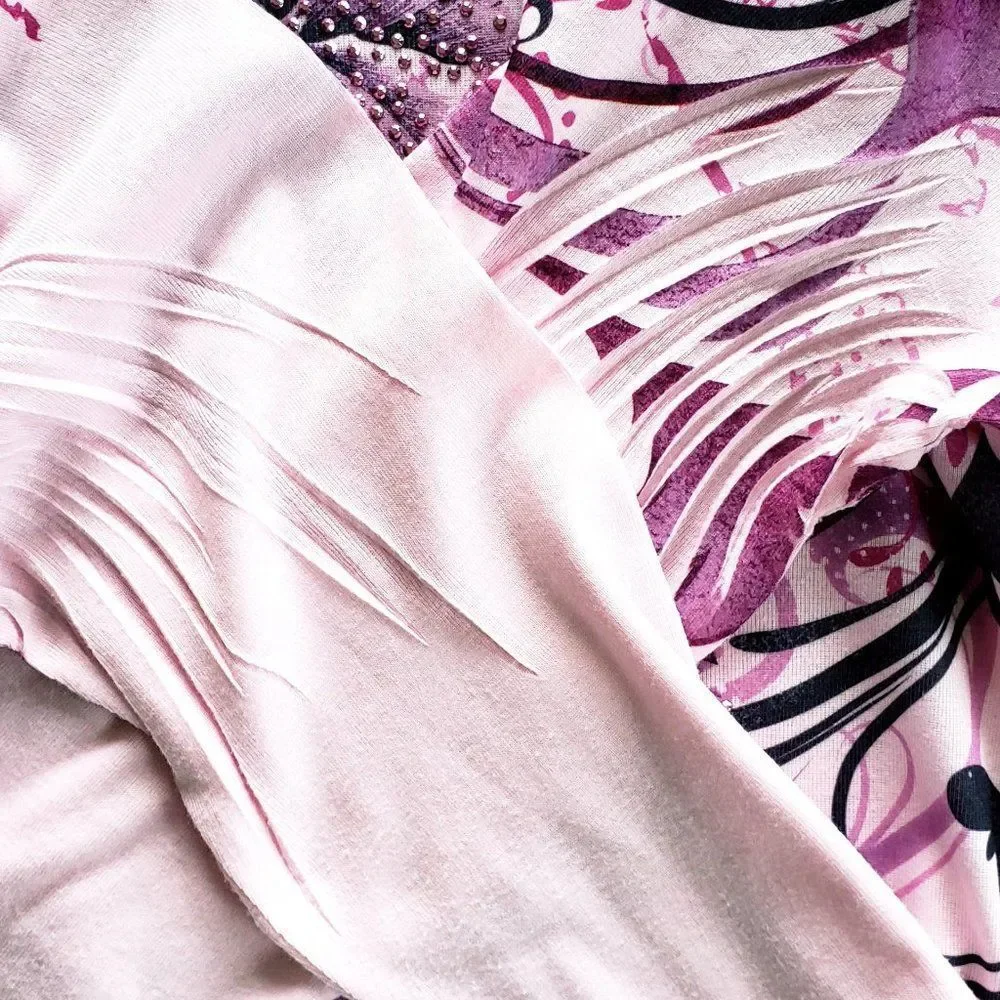 ** Style&co. Beaded Floral Top - Picture 7 of 8